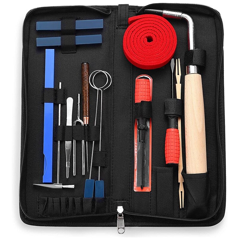 Kit d&#39;outils de réglage de Piano , outil universel de réglage de Piano à faire soi-même, accessoires de réparation de Piano, 16 pièces