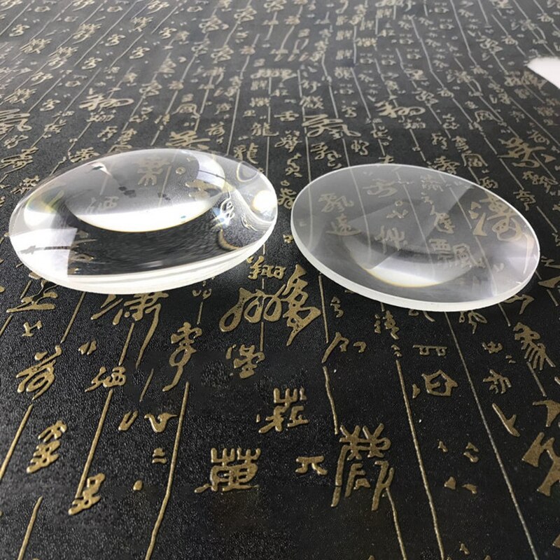 127mm de largura de diâmetro 3 vezes 15 vezes, espelho grande circular, lente de vidro hd, lente de vidro transparente