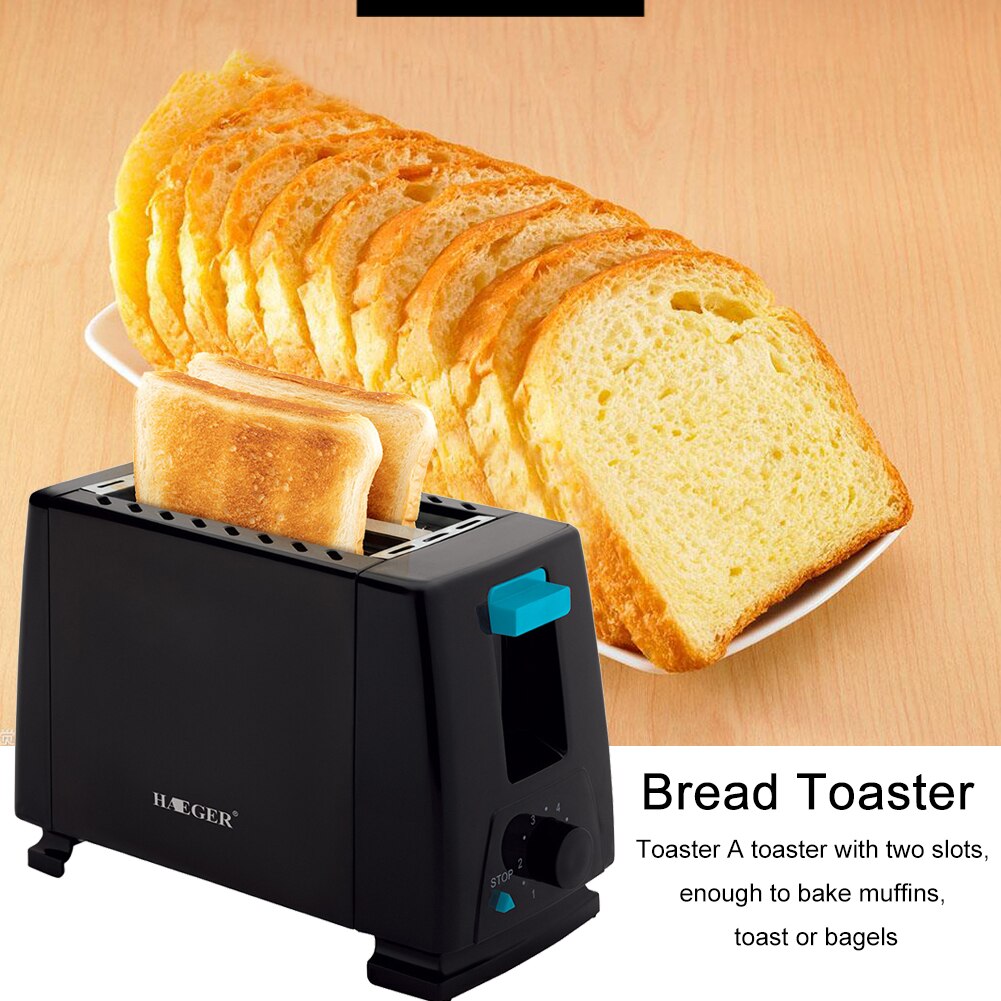 2 Slices Stainless Steel Bread Toaster Automatic Breakfast Maker Grill bread toaster Household Breakfast maker Sonifer EU