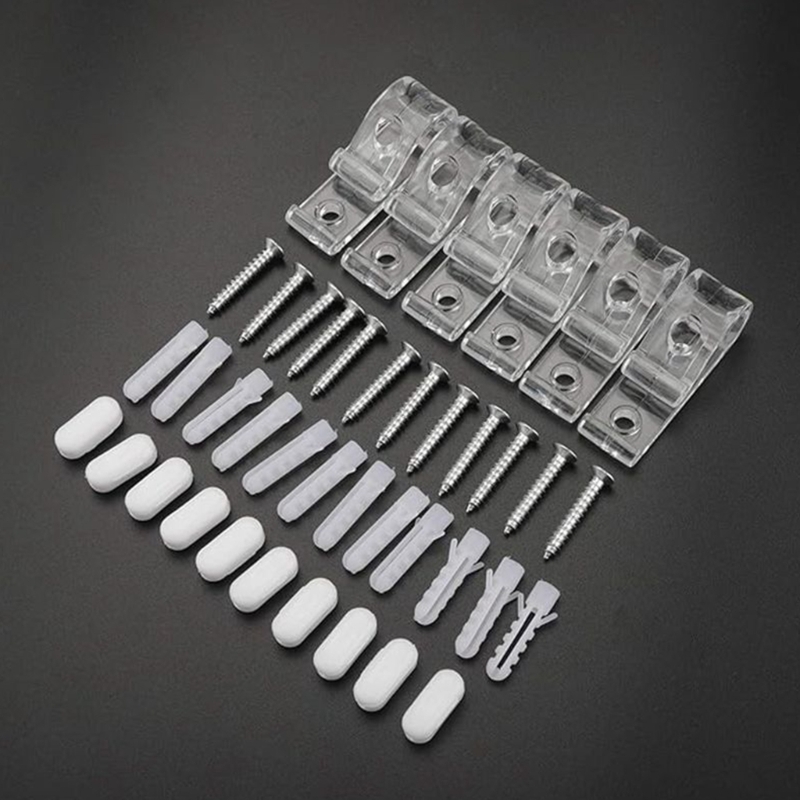 Chaîne sécurité pour store enrouleur Guide cordon, crochet Fixation, support cordon store, Clip transparent à