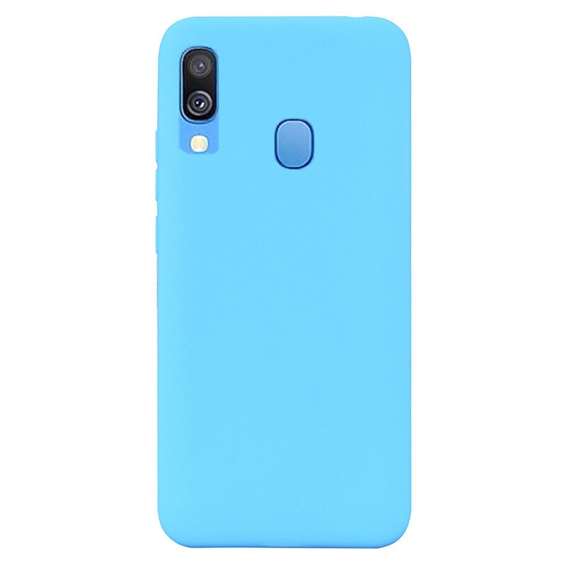 Case For Samsung Galaxy A40 Case SM-A405F 5.9 Soft Silicone Back Cover Phone Case For Samsung A40 A 40 Coque Fundas Bumper shell: 5 Sky Blue