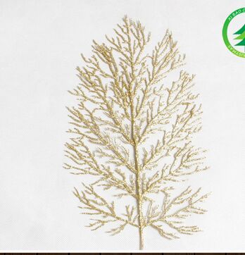 10pcs Christmas Artificial leaves Simulation leaves Christmas decorations 40x19cm