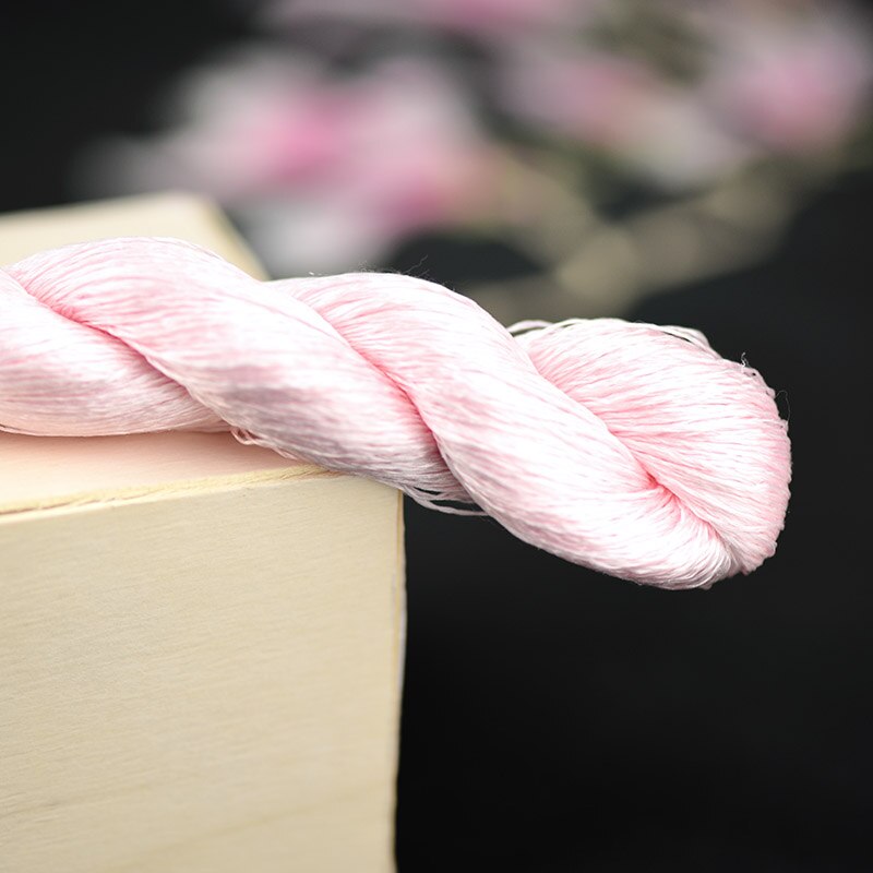 Zijde Borduurgaren/100% Zijden Draad/Hand Borduren Borduren Kruissteek/Rose Roze/9 Pure Kleuren: 1