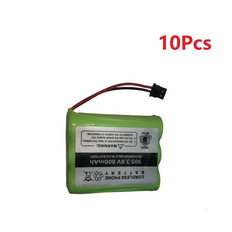 3.6v 800mAh For Uniden BT-905 BT905 BT-800 BT800 BT15 T101 Cordless Phone Battery 800mAh 2.88Wh 3.6v Ni-CD Rechargeable Battery: Blue
