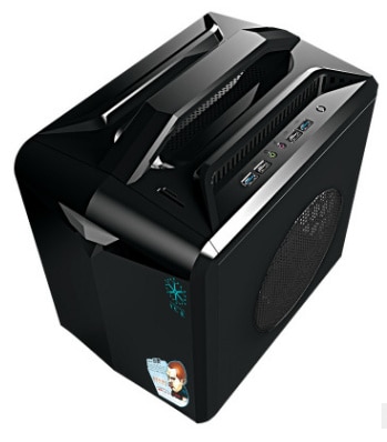 1pcs Micro-ATX MATX ITX Case /Desktop computer Mini Host Chassis ITX Desktop game small Case