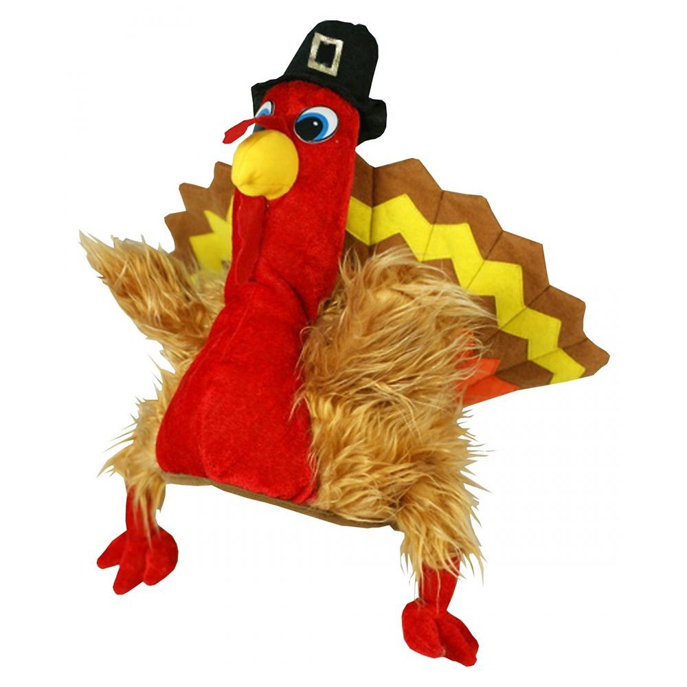 Thanksgiving Turkey Hat Funny Carnival Chicken Leg Hat Plush Roasted Turkey Hat Christmas Thanksgiving Party Hat Cosplay Decor