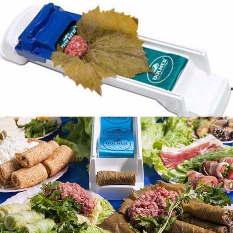 Användbar magisk mat fyllda köttgrönsaker kålblad rullande verktyg rullmaskin för turkisk dolma snabb sushitillverkning kök