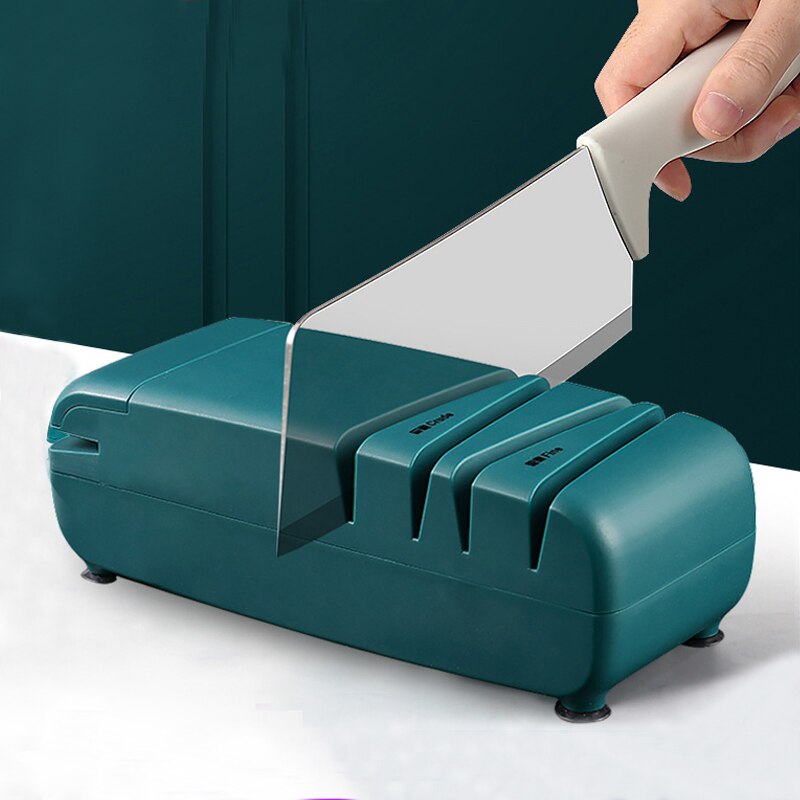 Multi-function Knife Sharpener 220V Electric Household Fast Sharpener Automatic Knife Grinder Kitchen Knife Grindstone Tools