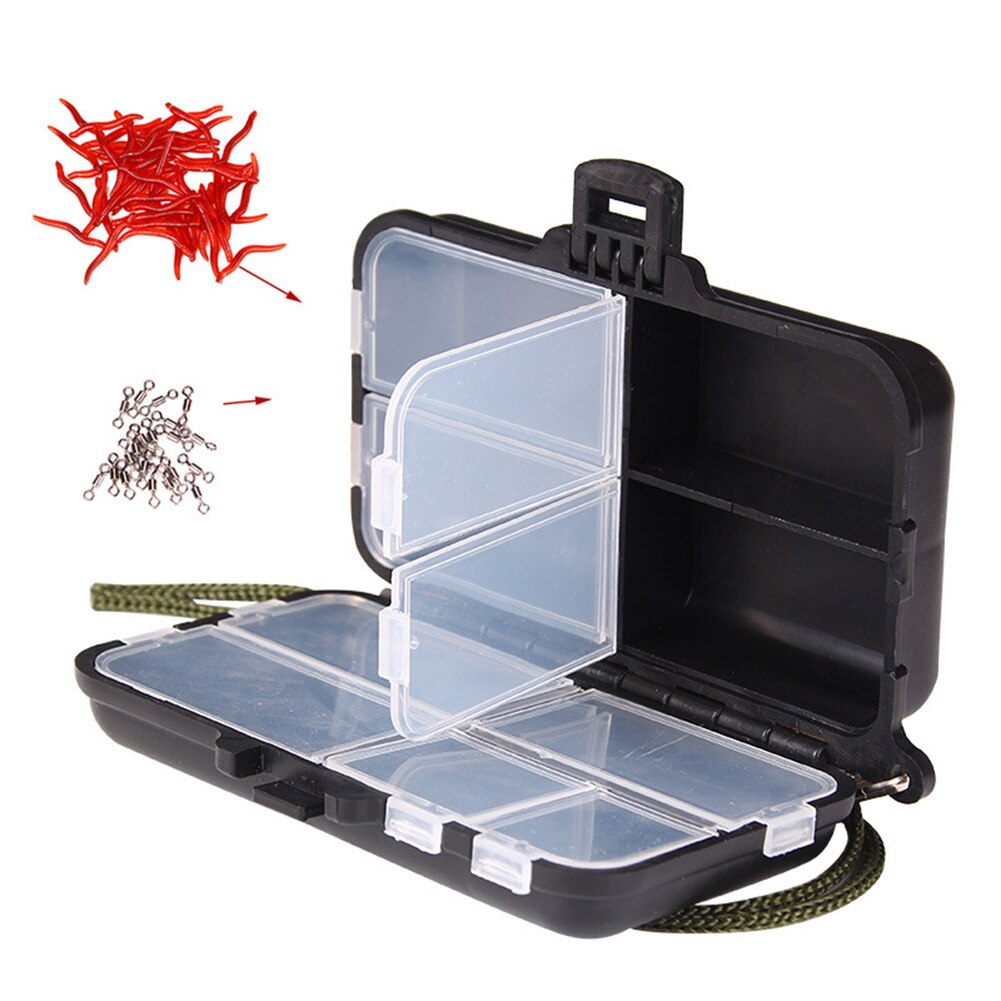 9 Compartments Fishing Lure Boxes Bait Storage Case Fishing Tackle Storage Trays Hooks Organizer Waterproof Fishing Accessory