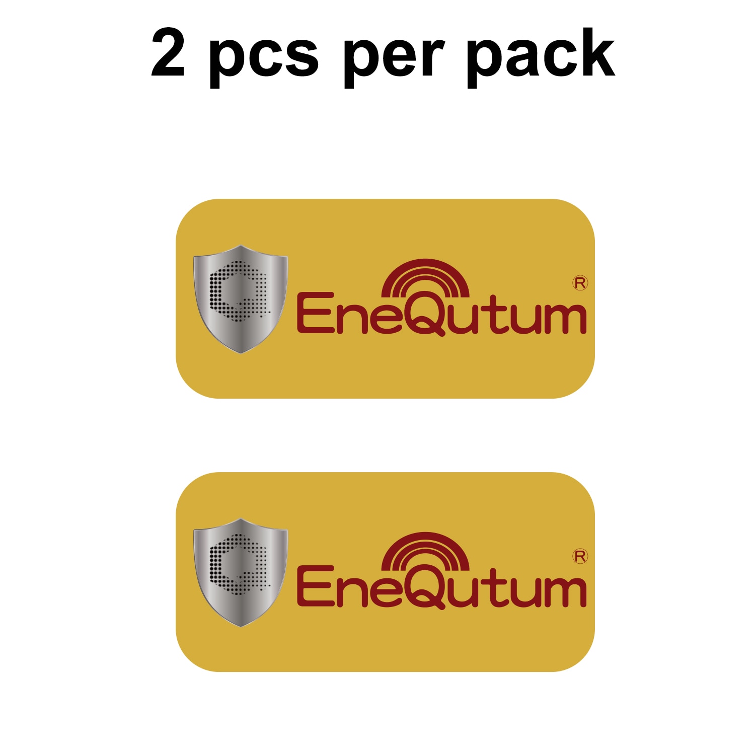 10 unids/lote 2 en 1 EneQutum Shield Anti radiación mantener la salud Scalar energía teléfono pegatina Anti EMP EMF