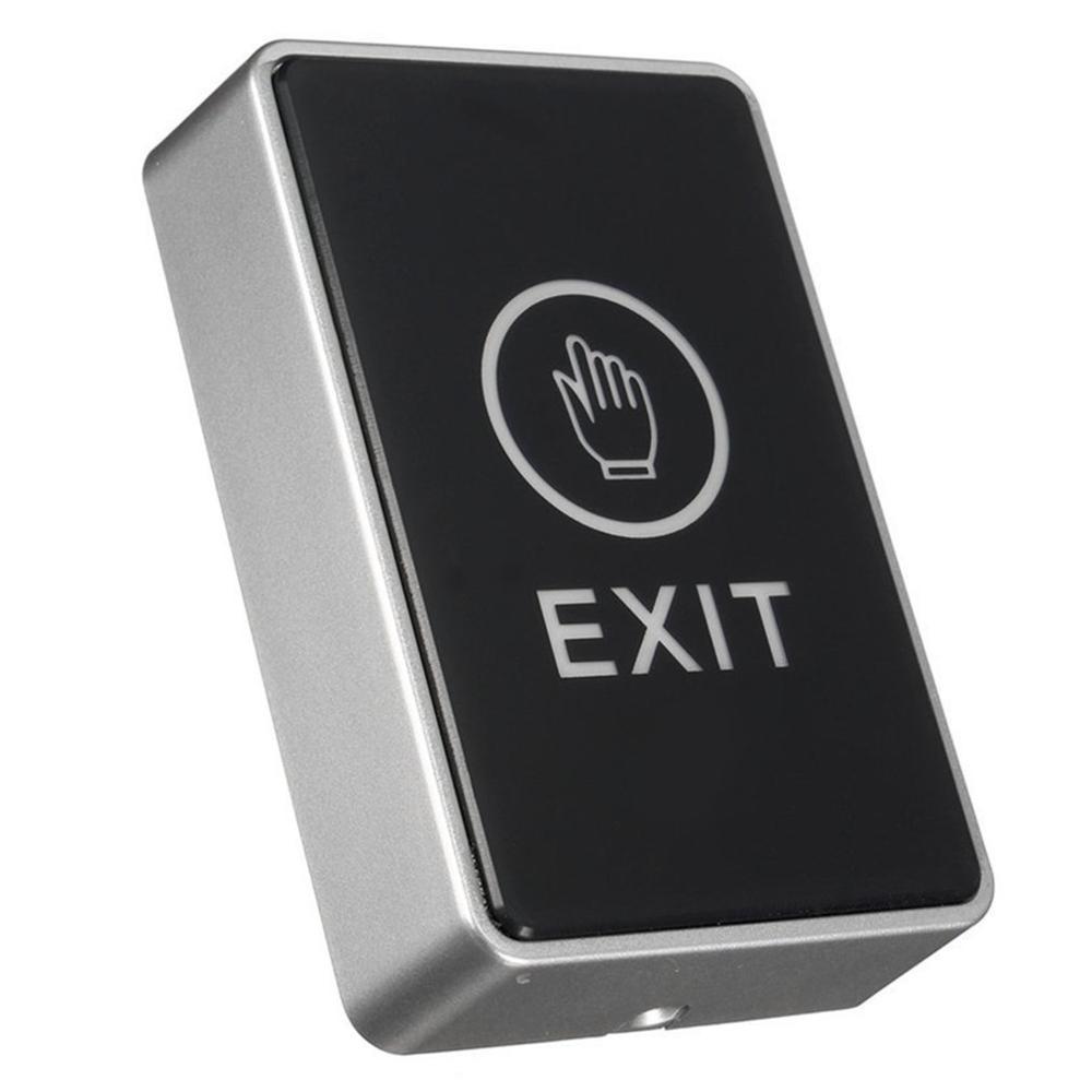 Push Touch Sensor Exit Button Security Access Control System Door Exit Release Button With LED Indicator Light For Home Office