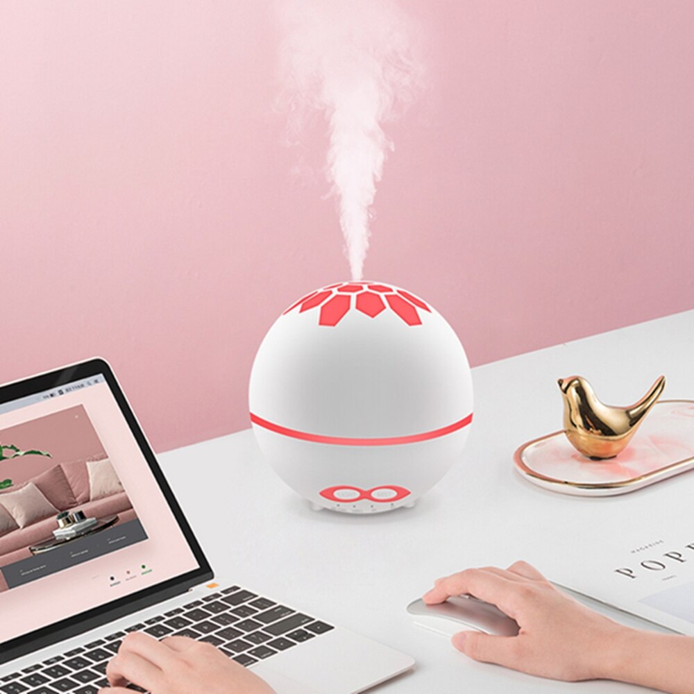 Humidificador aromático eléctrico con ultrasonido, difusor de fragancia, aromaterapia para control remoto en casa, humidificadores aromatizantes con ambiente