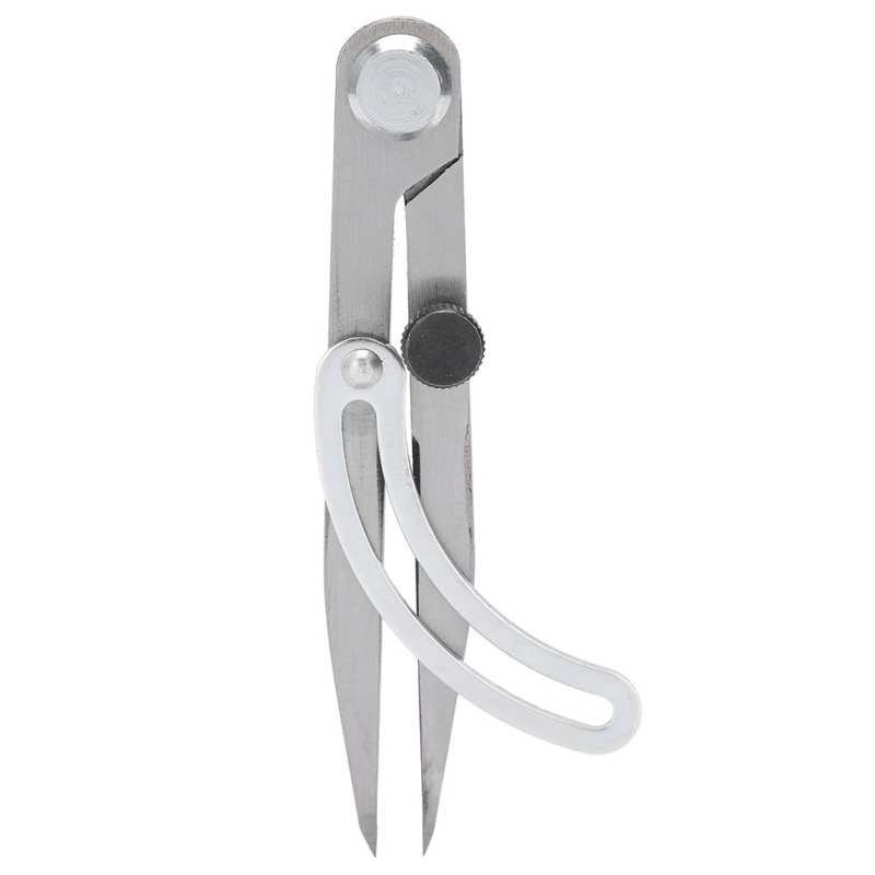 Steel Wing Divider Pencil Marking Compass Circle Maker Adjustable Scriber Craftsman 125mm