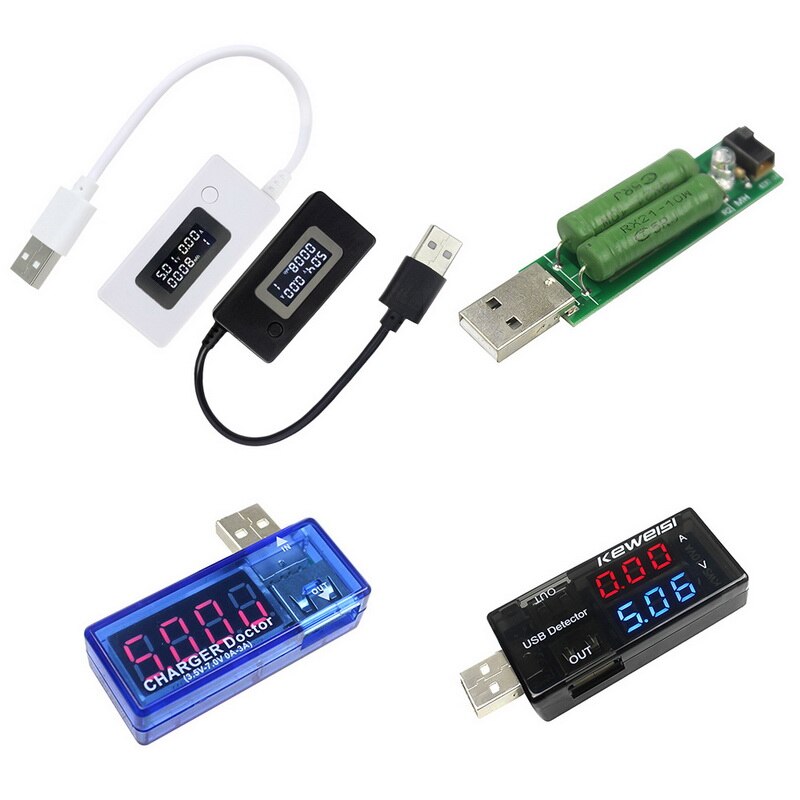 Spannung Strom Meter LCD USB Strom Spannung Arzt Ladegerät Kapazität Strom Spannung Monitor 1Stck