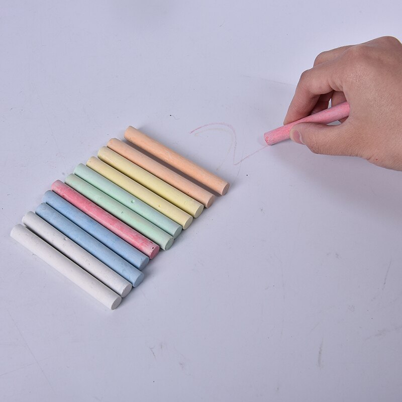 12 Uds. De bolígrafos de tiza sin polvo, tizas de dibujo para pizarra, 6 colores, papelería de oficina, suministros escolares, accesorios ZMONH
