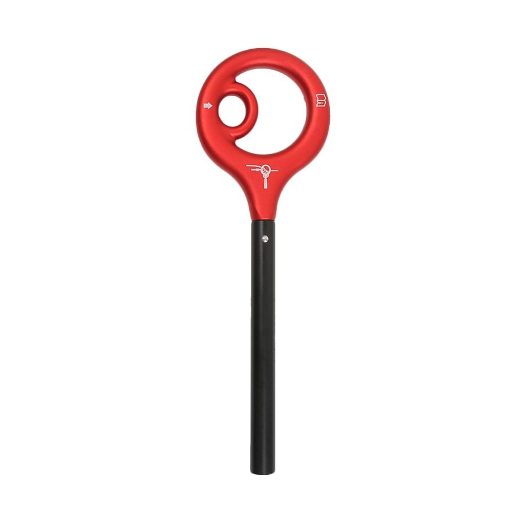 Rock Climbing Figure 9 Descender Abseiling Device 150KG Descender Belay Rappelling Carabiner Outdoor Downhill Descent Kit: Red