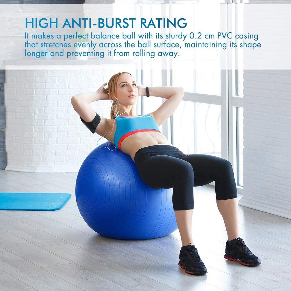 Sport yoga bälle bola pilates fitness gym balance fitball übung pilates workout massage ball 55cm 65cm 75cm