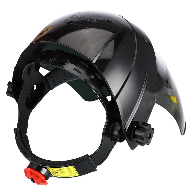 Welding Helmet Face Shield Safety Mask Black Lens Anti-UV Anti-shock Solder Mask Welding Mask Eye Protector