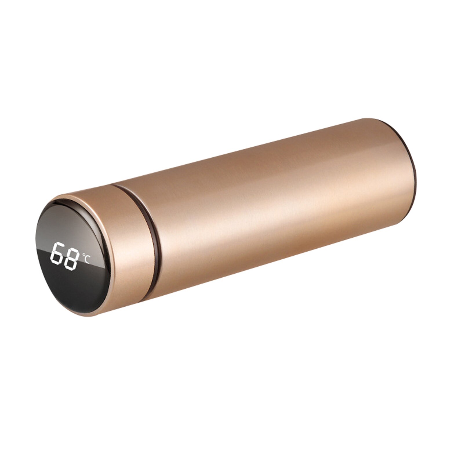 Intelligent Stainless Steel Thermos Bottle Cup Temperature Display Vacuum Flasks Travel Car Soup Coffee Mug Thermos Water Bottle: 500ml Golden