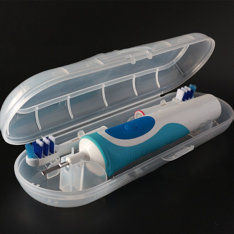 Elektrisk tandbørsteholder stativ understøttelse opbevaringsboks hvide tandbørstehoveder bundbeslag med opladerhul badeværelse tilbehør