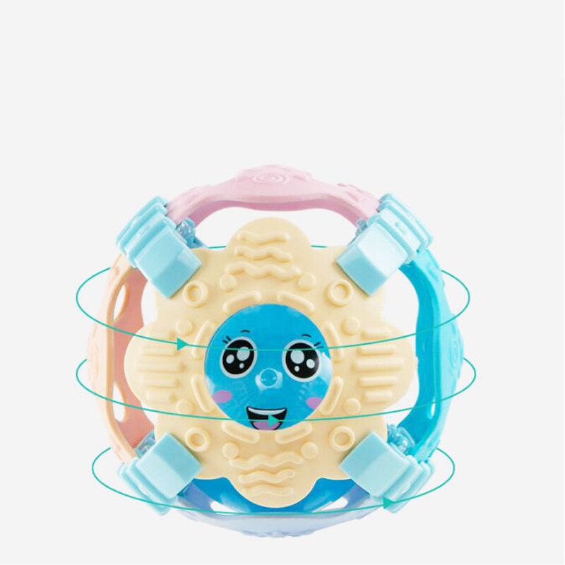 1pc Baby Educational Toys Soft Rubber Luminous Music Lighting Up Rattle Molar Teether for Newborns Children Stroller Mobile Crib