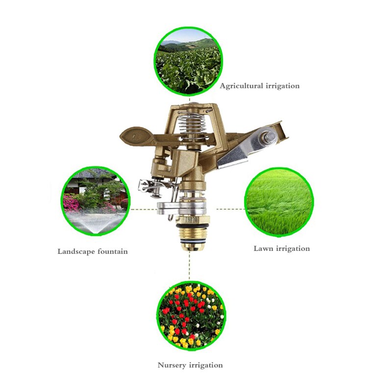 Atomizing Nozzle Adjustable Centrifugal Lawn Garden Sprinkler Dust Cool Micro Jet Mist Agricultural Sprayer Irrigation