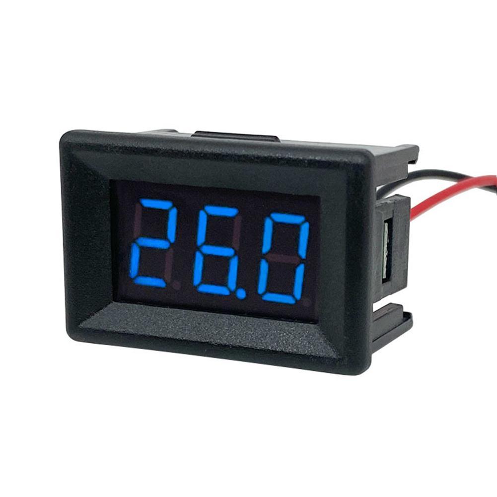 Auto LED Digital Anzeige Voltmeter Motorrad Spannung Messgerät Meter Tafel Blinkt Wasserdichte Warnleuchten Auto Zubehör 12 V