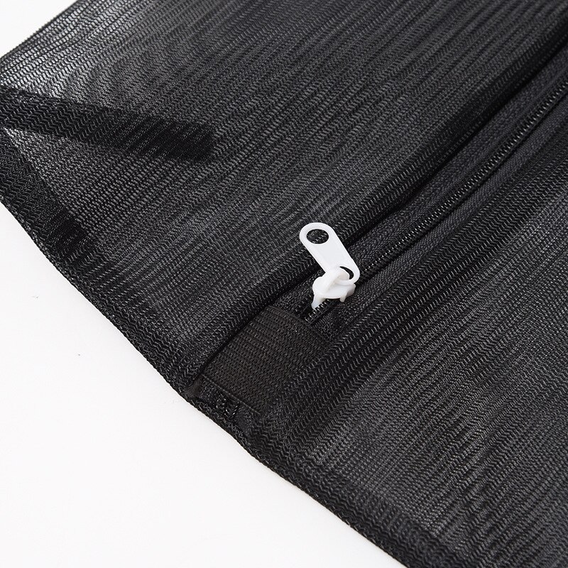 Black Laundry Bag Nylon Mesh Net Polyester Shirt Underwear Washing Bag Washing Machine Special Storage Mesh Washing Bag
