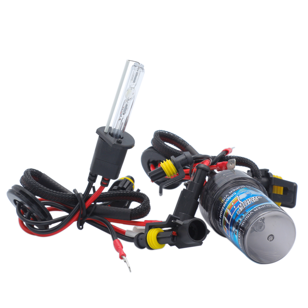 2 stücke versteckte Wechselstrom-Xenon birne 12v 35w 55w 3000k 4300k 6000k 8000k 10000k 12000k h1 Autos chein werfer Nebels chein werfer