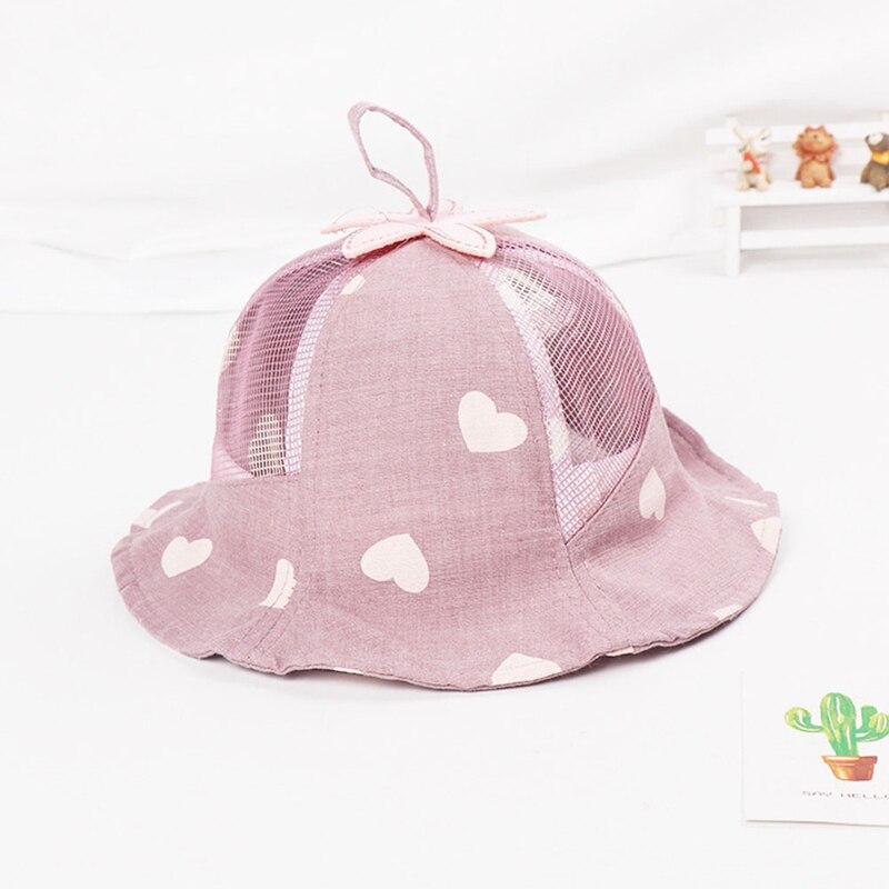 Zomer Leuke Emmer Hoed Kinderen Cartoon Katoen Zon Hoeden Kids Outdoor Brede Rand Uv-bescherming Caps Ademende Visser Cap Meisjes: A