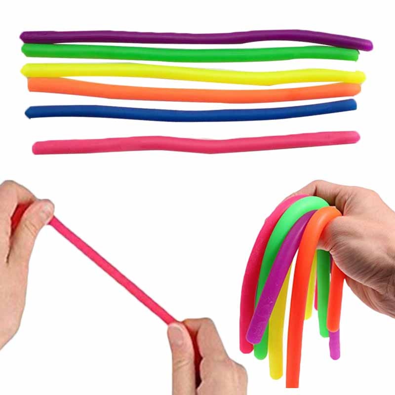 Hand hyperflexion stretchig antistress skämt nudlar rep leksak anti stress leksaker string fidget autism ventil leksaker wyq