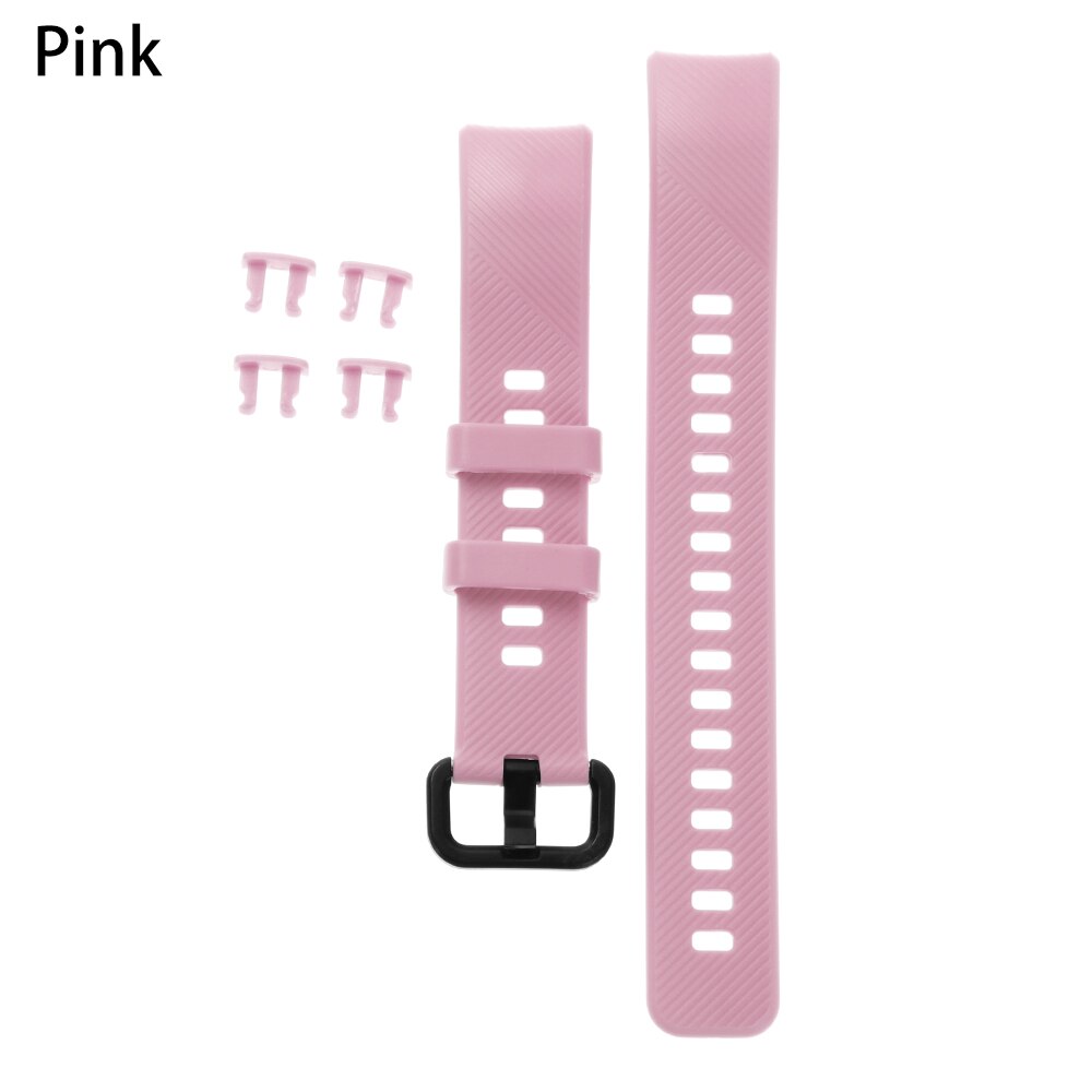 Nuova Vigilanza Del Silicone di Modo Banda di Sostituzione Della Cinghia Del Braccialetto di Sport Braccialetti Sport di Braccialetti Colorati Per L'onore Della Fascia 5 4: pink