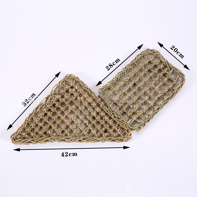 Reptiel Zeewier Matten Hangmat Terrarium Decoratie Voor Lounger Kleine Hermit Krabben Gekko Bed Vogels Huisdieren Hagedis Accessoires: L / Oranje