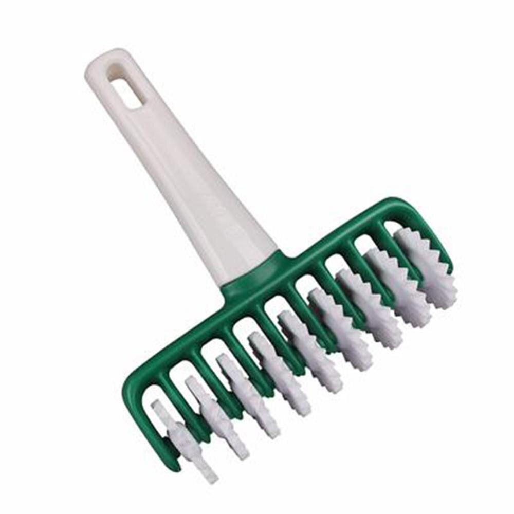 Plastic Wheel Roller Pin Pizza Hole Needle Pie Biscuit Device Crust Roller Punching Cutter Hole-Piecing V2Z8: G