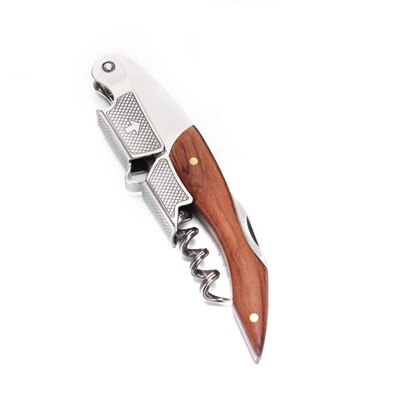 Rose Woodwine Bier Flesopener Kurkentrekker Multifunctionele Draagbare Schroef Corkscrew Wijn Flesopener Kok Bar Tool: Rose Wood A