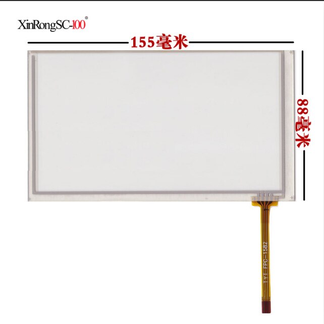 6.2 inch 155mm*88mm Touch Screen panel Digitizer HSD062IDW1 A00 A01 A02 A20 TM062RDH03 CLAA062LA01 lcd display DVD Car GPS: 4