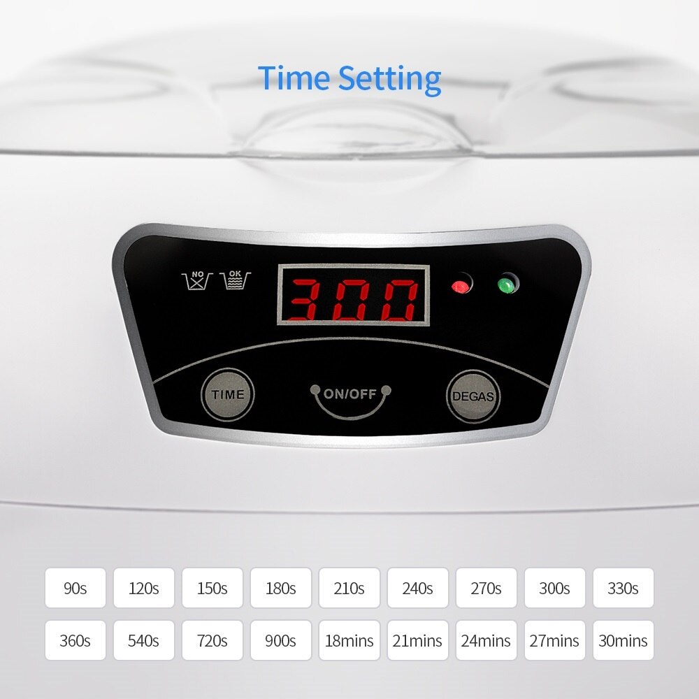 Sterilizzatore per unghie scatola per vassoi ultrasuoni detergente per batteri sterilizzazione pulita chiodo arte salone disinfezione strumenti per manicure scatola per sterilizzatore