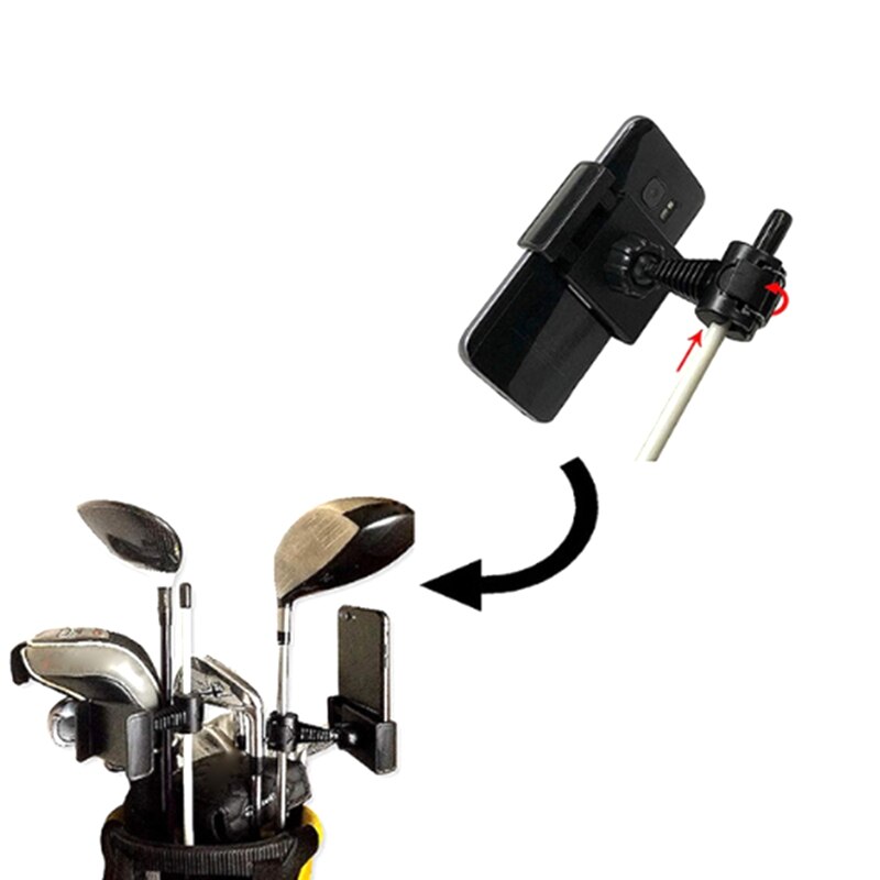 Entraînement au swing de golf, enregistrement vidéo, aides, support de fixation pour téléphone portable, clip pour enregistrement de swing, clip pour selfie, téléphone portable