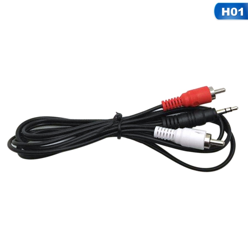 3.5MM AUX HEADPHONES JACK PLUG TO RCA STEREO AUDIO SOUND RED WHITE Y CABLE CORD 3.5mm Aux in to 2 Red White RCA Stereo Audio Y
