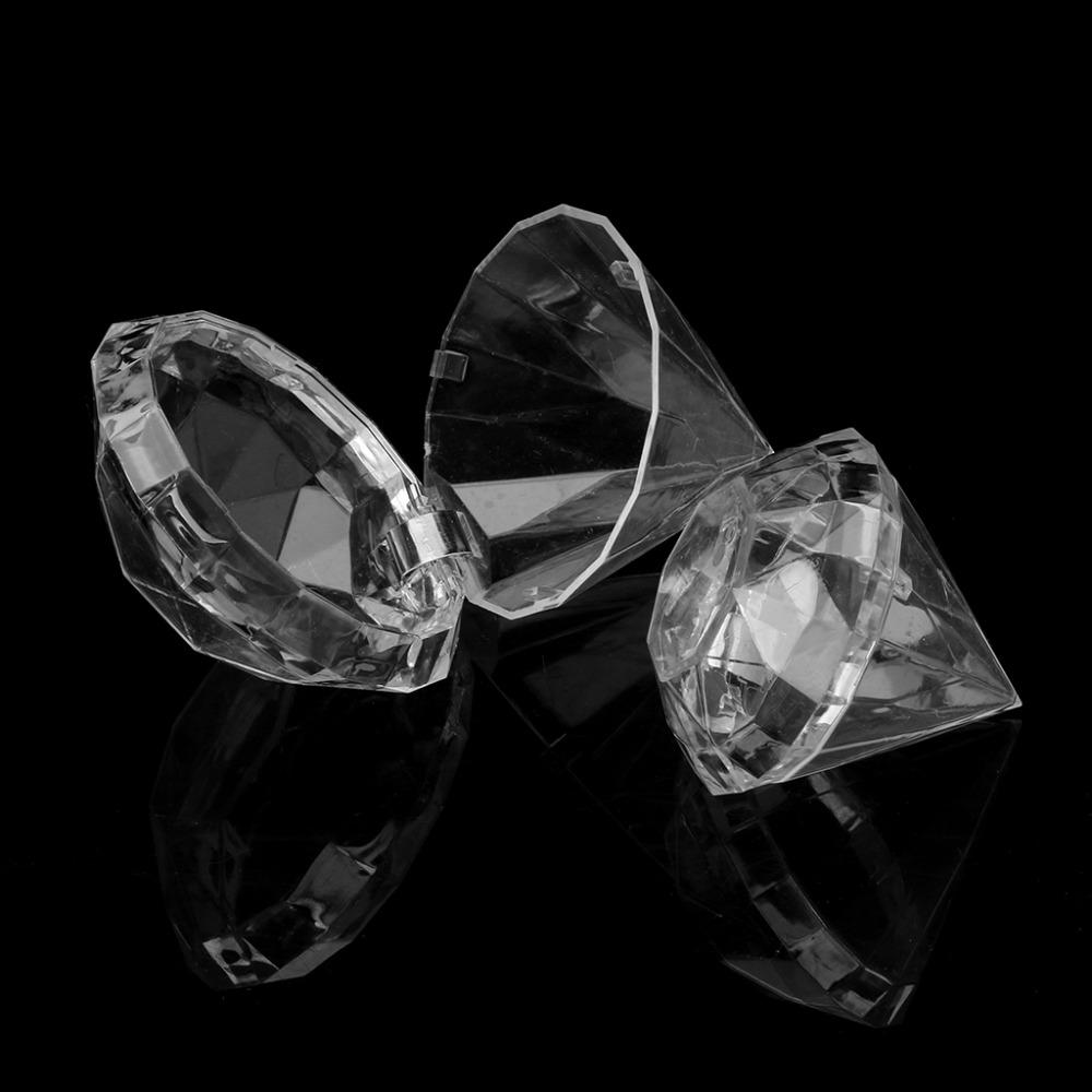 1Pcs Transparent Diamond Shape Candy Box Clear Plastic Container Box Party Wedding Favor Boxes Pie Party Box bags