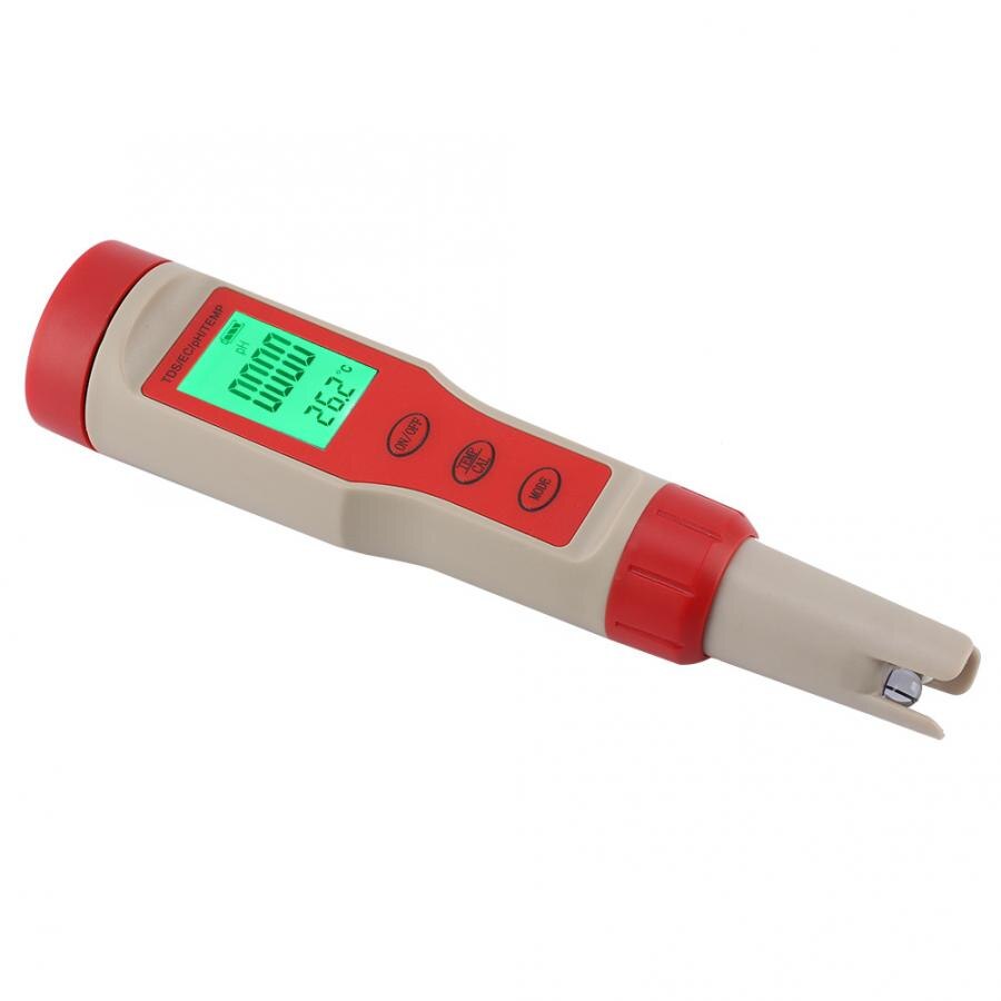 4 in 1 Draagbare Digitale TDS PH EC TEMP Meter Wat... – Grandado