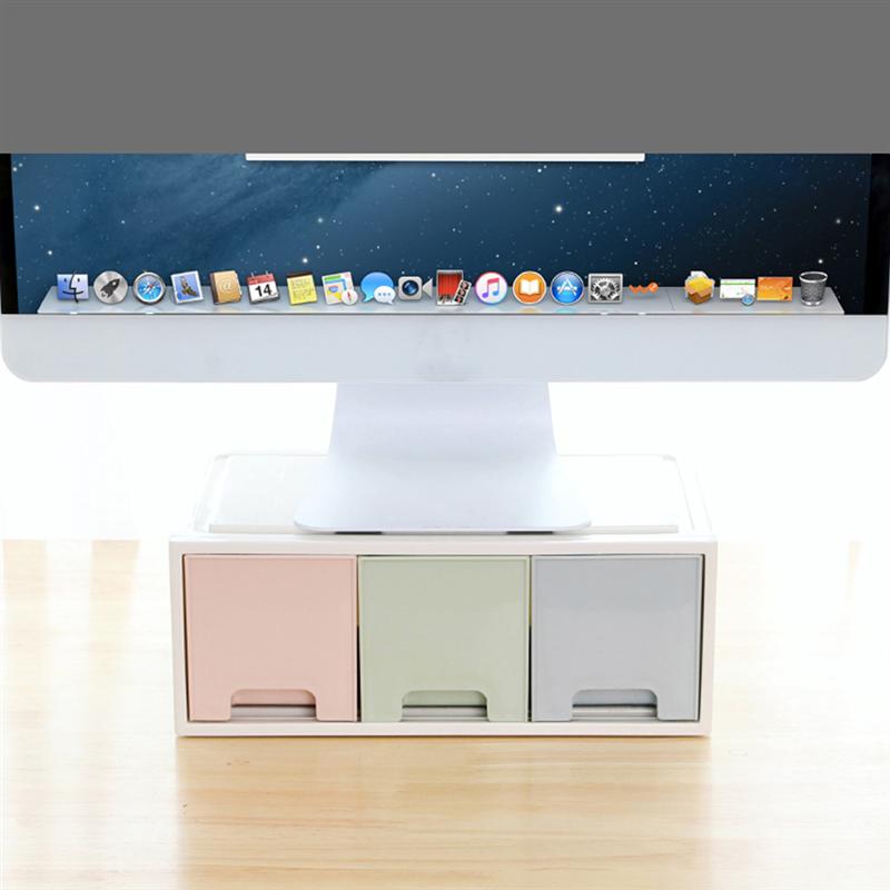 Computer Display Plint Multifunctionele Desktop Monitor Stand Computer Scherm Riser Laptop Tv Standhouder Desktop Storage Case