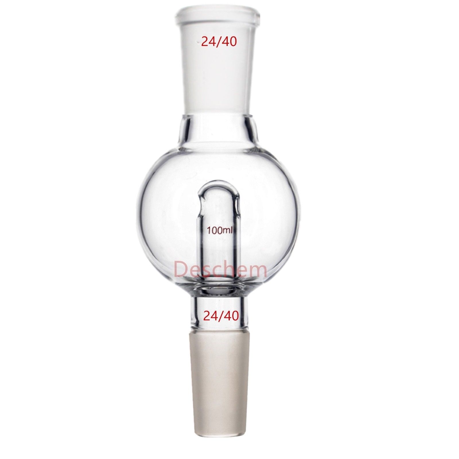 24/40,100ml,Glass Anti-splash Adapter,Anti splash head,Lab Chemistry Glassware