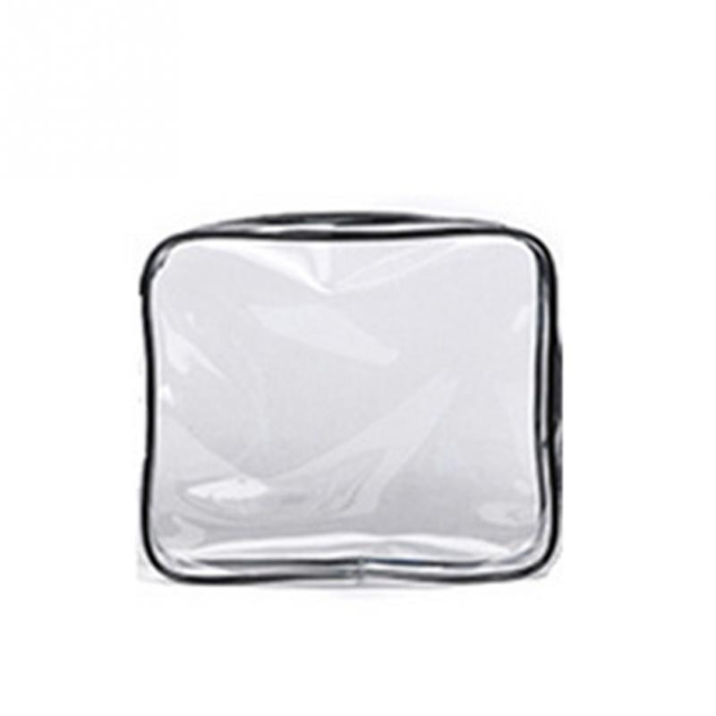 Kvinners pvc gjennomsiktig kosmetikkveske vanntett sminkeveske reise toalettsaker oppbevaring organisering badevask veske stor kapasitet