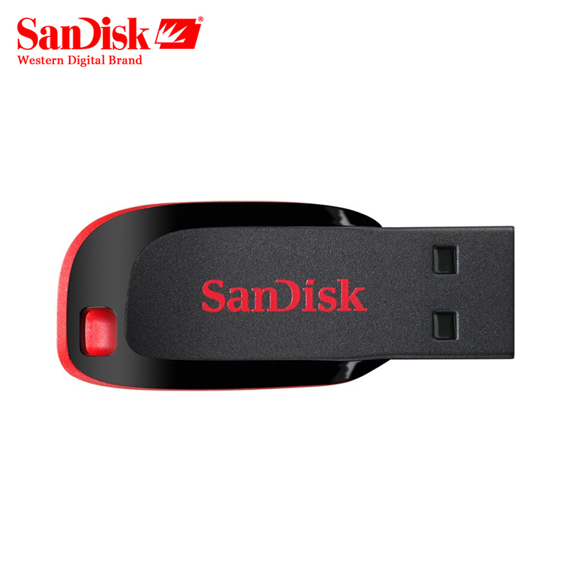 Lama a Forma di U Disk USB Flash Drive SanDisk 4GB 8GB 16GB 32GB 64GB 128GB pen Drive USB di Memoria del Bastone 2.0 SDCZ50 per Tablet e Telefono