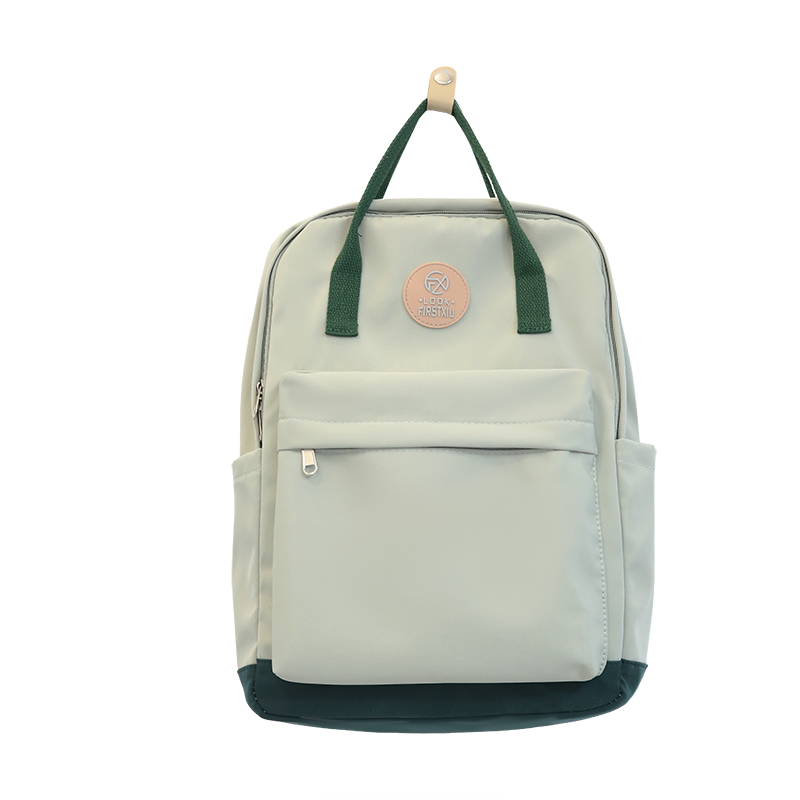 Mochila bonita de nailon para mujer, morral escolar Kawaii de viaje, ideal para estudiantes: Azul