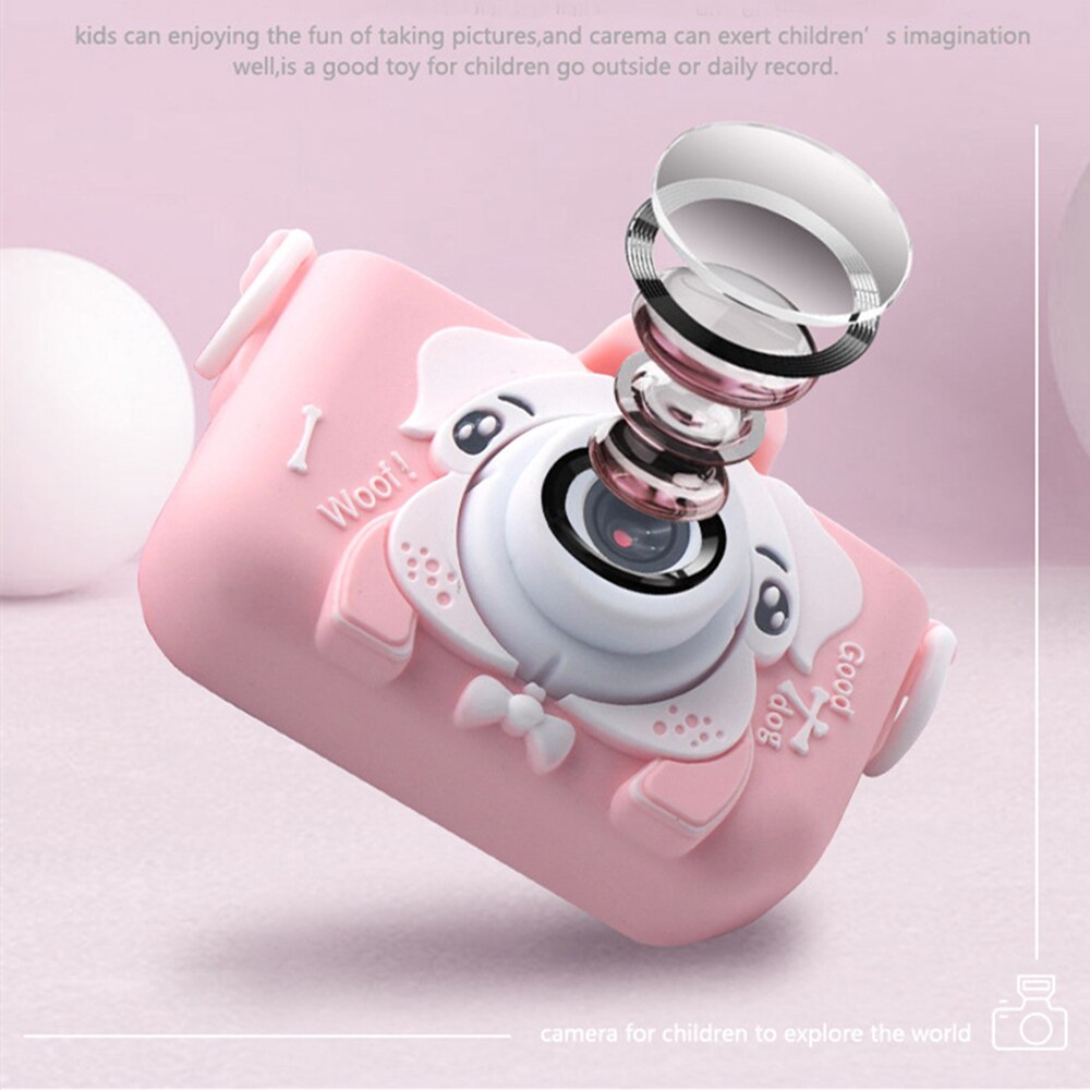 Kinder Mini Kamera Digital Foto 2,0 zoll Video Vorne Hinten Kamera Objektiv Pädagogisches Weihnachten Für Kinder Spielzeug Junge mädchen