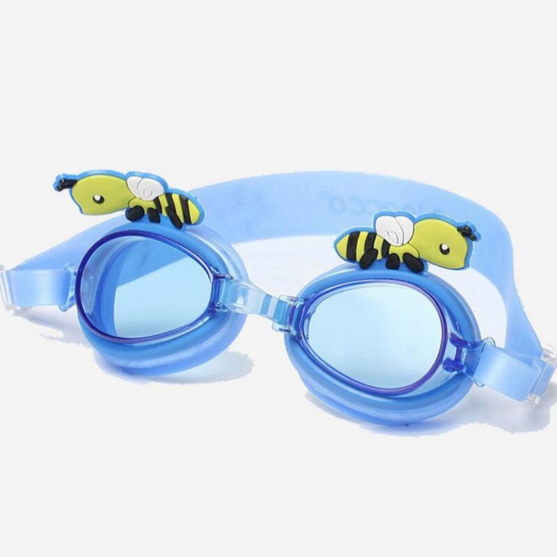 Anti-tåge vandtætte svømmebriller til børn uv-beskyttelse hd farverige svømningstræning barn svømmebriller