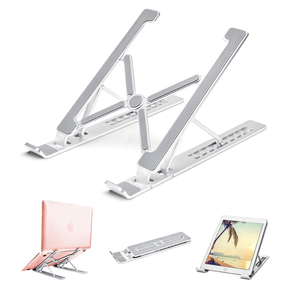 Ergonomisch verstellbarer laptophalter tragbarer faltbarer laptopständer 10.3-17.3 -zoll-notebook-computer macbook air pro aluminiumständer