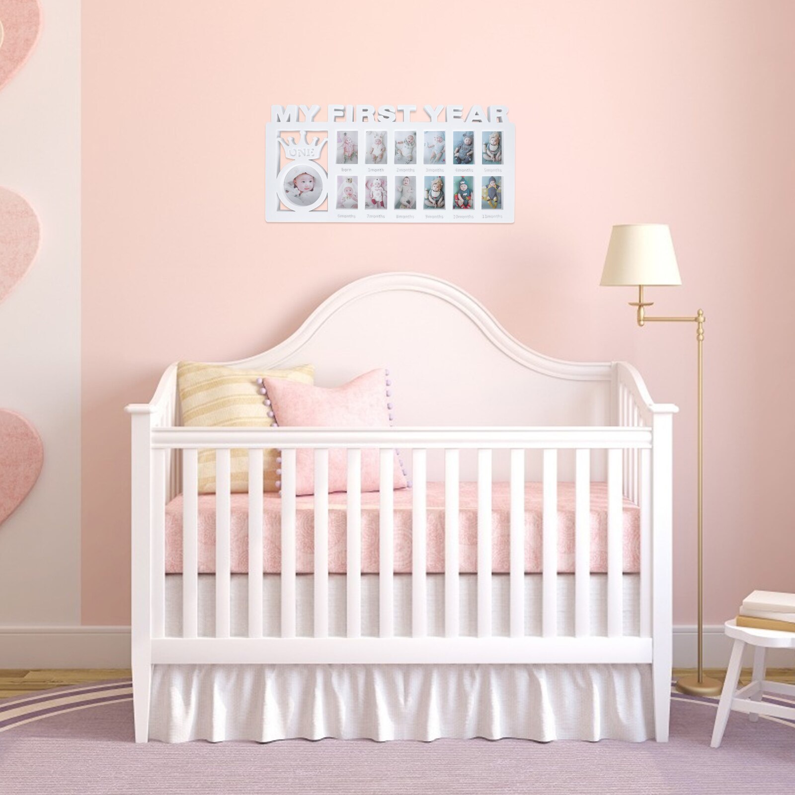 1pc First Year Photo Frame Infant Photo Frame Milestone Picture Frame